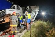 Un choque en cadena en ruta 65 entre 3 camiones dejó un muerto y varios heridos