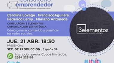 El Club de Emprendedores realiza el primer consultorio emprendedor del año