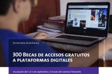 Habrá 300 becas de conectividad para universitarios