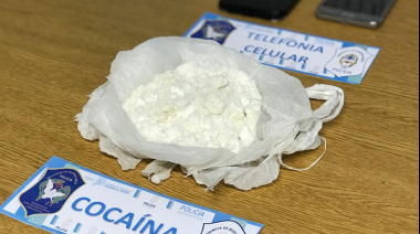 Un sujeto fue detenido transportando cocaína en Junín