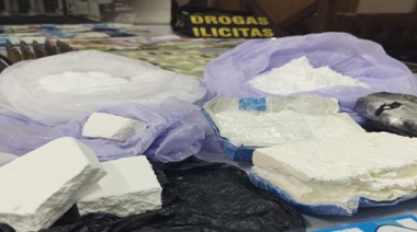 La DDI de Trenque Lauquen incautó de un kilo y medio de cocaína
