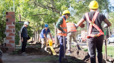 Avanza la obra de gas en barrio Talleres