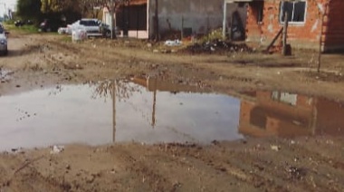 La lluvia dejó importantes secuelas en los barrios