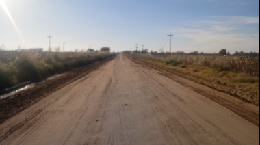 Se oficializó la obra para estabilizar 17 km. de la Ruta 70 que une Martínez de Hoz y Las Toscas