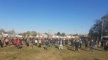 El Frente de Todos Junín realizó un operativo de inscripción a la campaña de vacunación