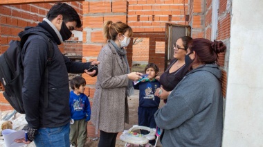 Se realizó una jornada de inscripción a la campaña de vacunación en el barrio San Jorge