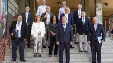 Tamarit estuvo en el encuentro de rectores universitarios en San Luis