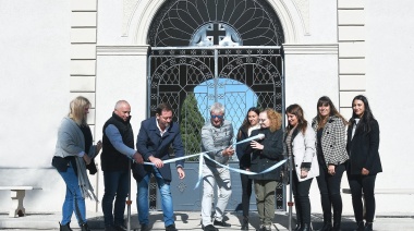 Se presentaron los trabajos de restauración en el Cementerio Municipal