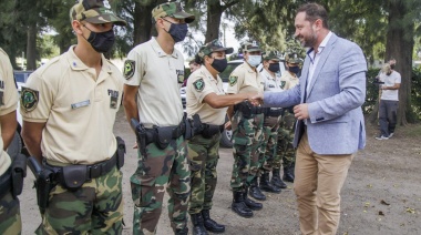 Lincoln recibió a 11 agentes que se sumarán al Comando de Prevención Rural 