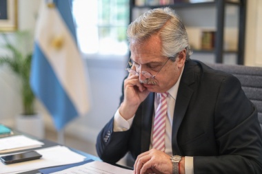 Alberto Fernández envió una carta a los argentinos