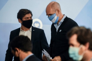 Kicillof le propondrá a Larreta endurecer la cuarentena