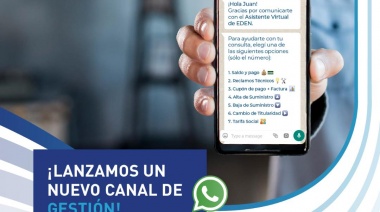 EDEN lanza WhatsApp como nuevo canal de gestión para los usuarios