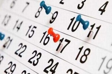 El Gobierno confirmó el calendario de feriados puente para 2020