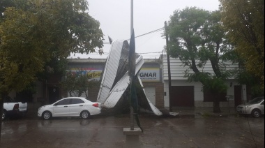 Intensos trabajos municipales en Pehuajó tras la tormenta