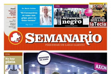 EDICIÓN IMPRESA DE SEMANARIO DE JUNÍN