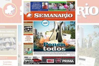 Edición impresa de Semanario, conseguila en todos los kioscos