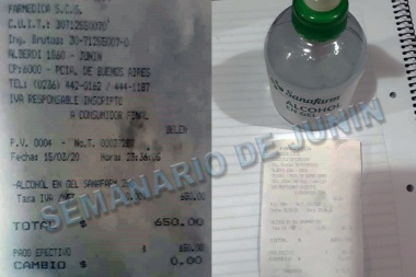 La estafa del alcohol en Junín: precios exorbitantes