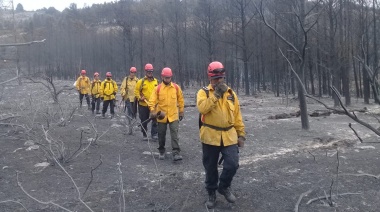 Bomberos de Junín colaboraron en Tandil contra los incendios