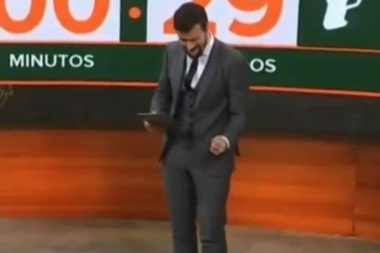 Diego Leuco hizo un gesto en vivo y causó repudio en las redes