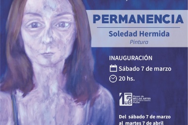 Se inaugura hoy “Permanencia”, una muestra de Soledad Hermida