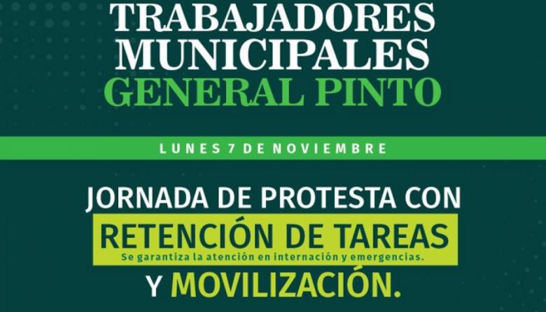 Jornada de protesta y paro en General Pinto: reclaman mejoras ...