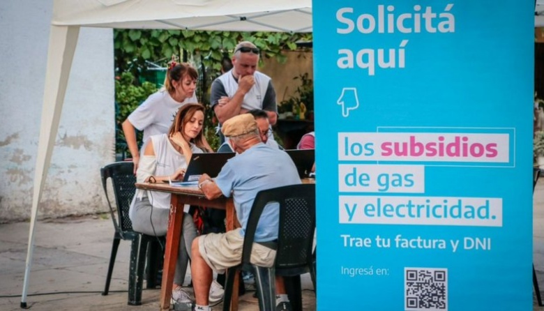 Operativo para sumar hogares de la región a los subsidios de luz y gas ...