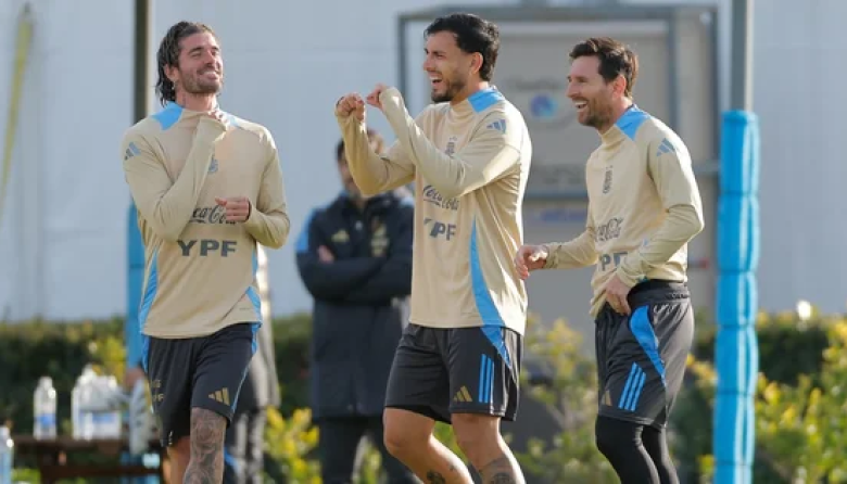 La Selección Argentina inicia las prácticas con miras al partido frente a Venezuela