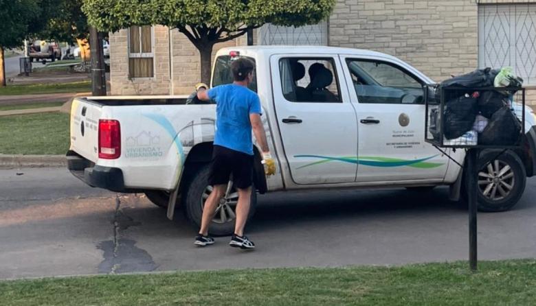 Un paro dejó a 9 de Julio sin recolección de residuos y la intendenta reclutó a 20 funcionarios para garantizar el servicio