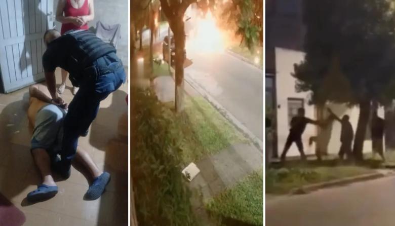 Crimen, incendio y pelea: La pirotecnia causó estragos en La Plata durante la fiesta de Navidad