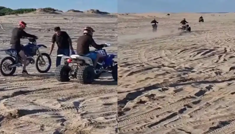 Dos personas detenidas por correr picadas ilegales en las playas de Villa Gesell