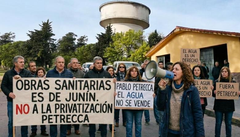Petrecca quiere privatizar Obras Sanitarias para ponerla en la órbita del Grupo Junín