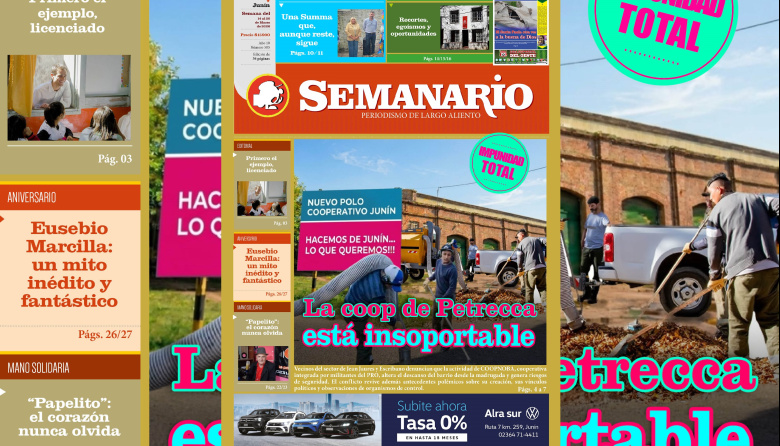 Semanario, en formato papel y digital