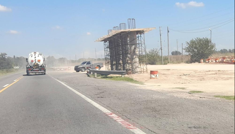 Alarma en la Ruta 5: nueva parálisis de la obra Mercedes-Suipacha