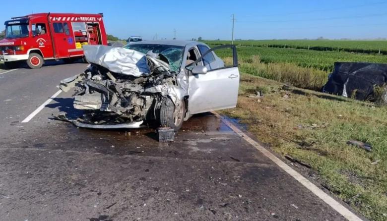 Ruta 30: Un violento choque frontal dejó el fatal saldo de un fallecido