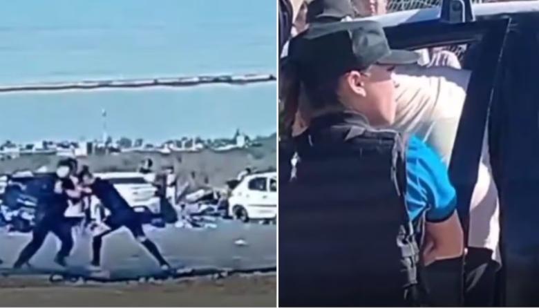 Un árbitro dirigía un partido con tobillera electrónica y quiso escapar cuando vio a la policía