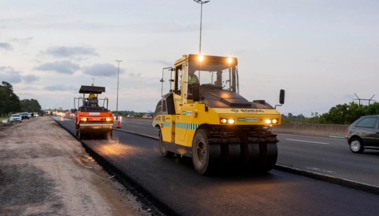 Construyen un cuarto carril en la autopista Buenos Aires-La Plata