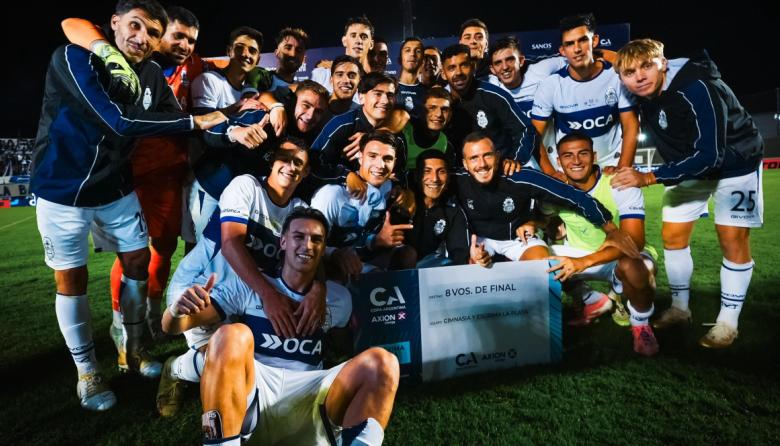 Gimnasia goleó 3-0 a Acassuso y es el primer clasificado a los octavos de la Copa Argentina