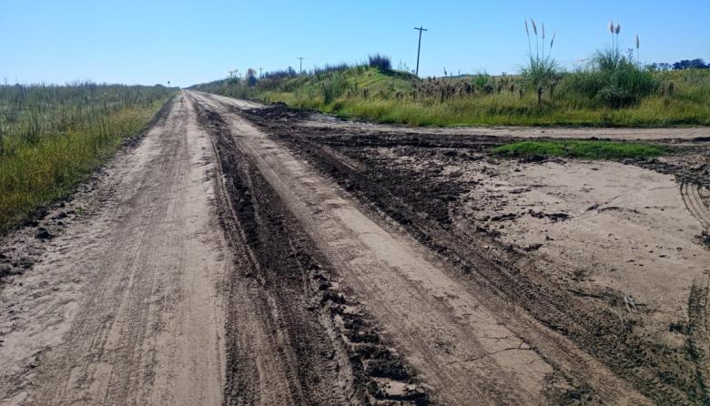 Ante el inicio de la cosecha, los caminos rurales sólo fueron “raspados”