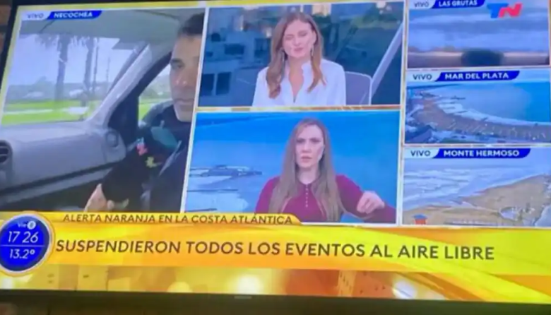 El canal TN quedó envuelto en una fuerte polémica en Necochea