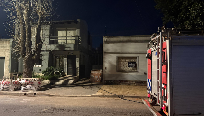 Se incendió una vivienda en el centro de Junín