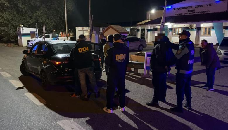 DDI y Vial Junín detuvieron a integrantes de una banda dedicada al robo en casas de deportistas de élite