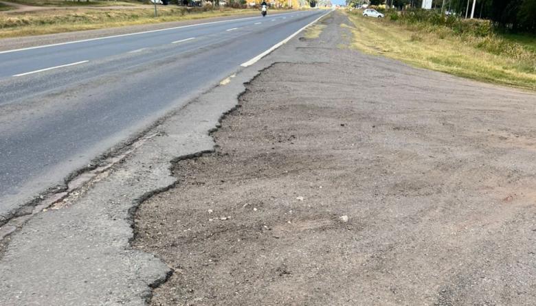 Ruta 65: La Rufinita reclama por el deterioro de banquinas y dársenas