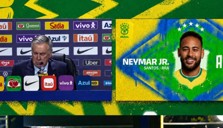 Carlo Ancelotti convocó a Neymar al Mundial y lo festejó todo Brasil