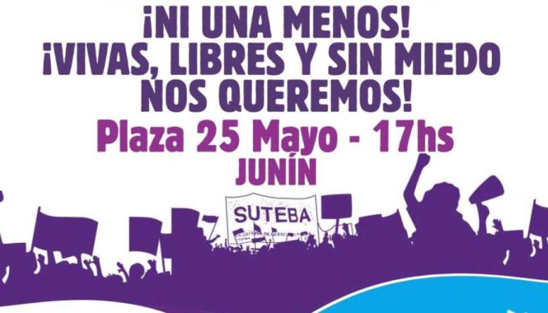 'Ni Una Menos' tendrá su concentración en Junín