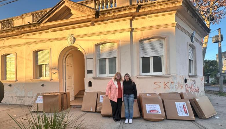 Llegaron calefactores nuevos para recambio en escuelas de nuestra ciudad