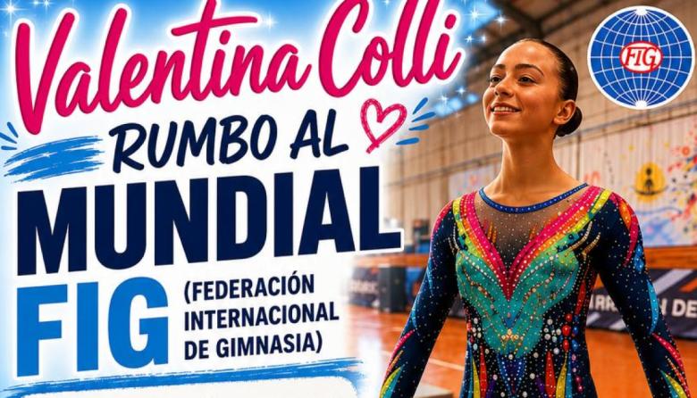 Valentina Colli busca sponsors para poder viajar al Mundial de Gimnasia en España