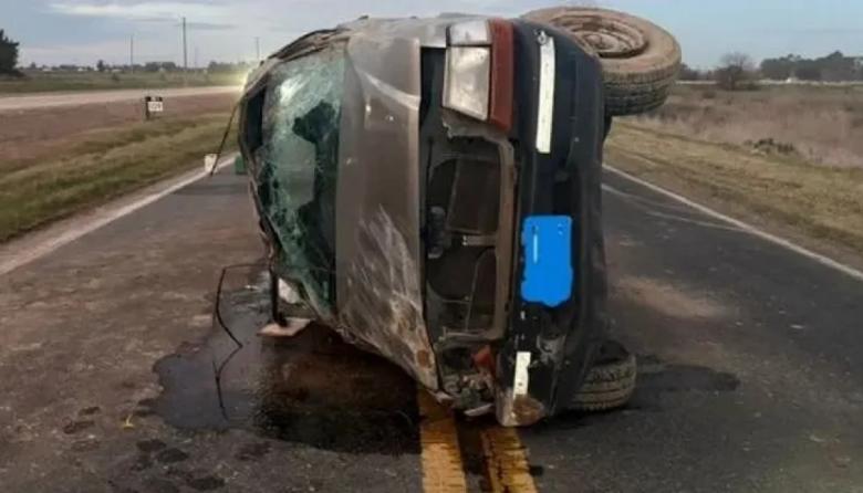 Mercedes: Dos muertos en un vuelco en la Ruta 5