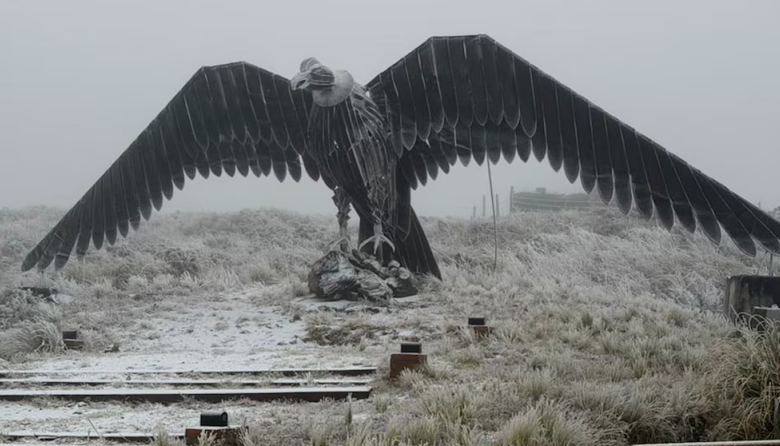 El frío polar trajo nieve a zonas de la provincia de Buenos Aires y otras regiones del país
