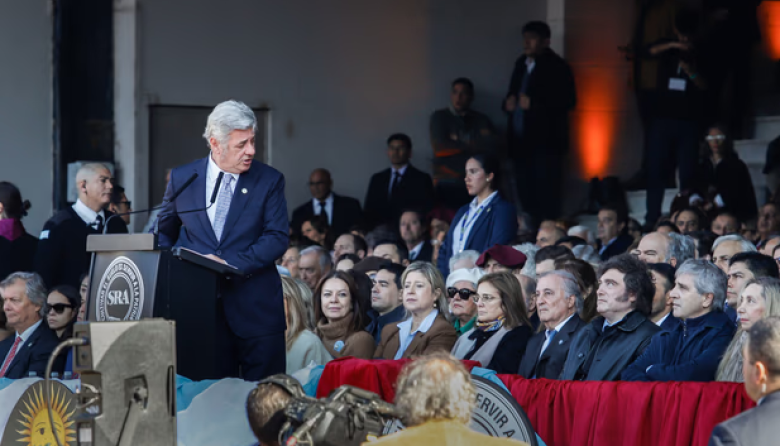 El Presidente de la Sociedad Rural Argentina reclamó el fin definitivo de las retenciones
