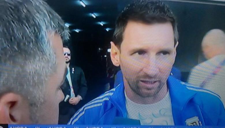 Messi celebró poder darle una alegría a los argentinos que no tienen trabajo y no llegan a fin de mes
